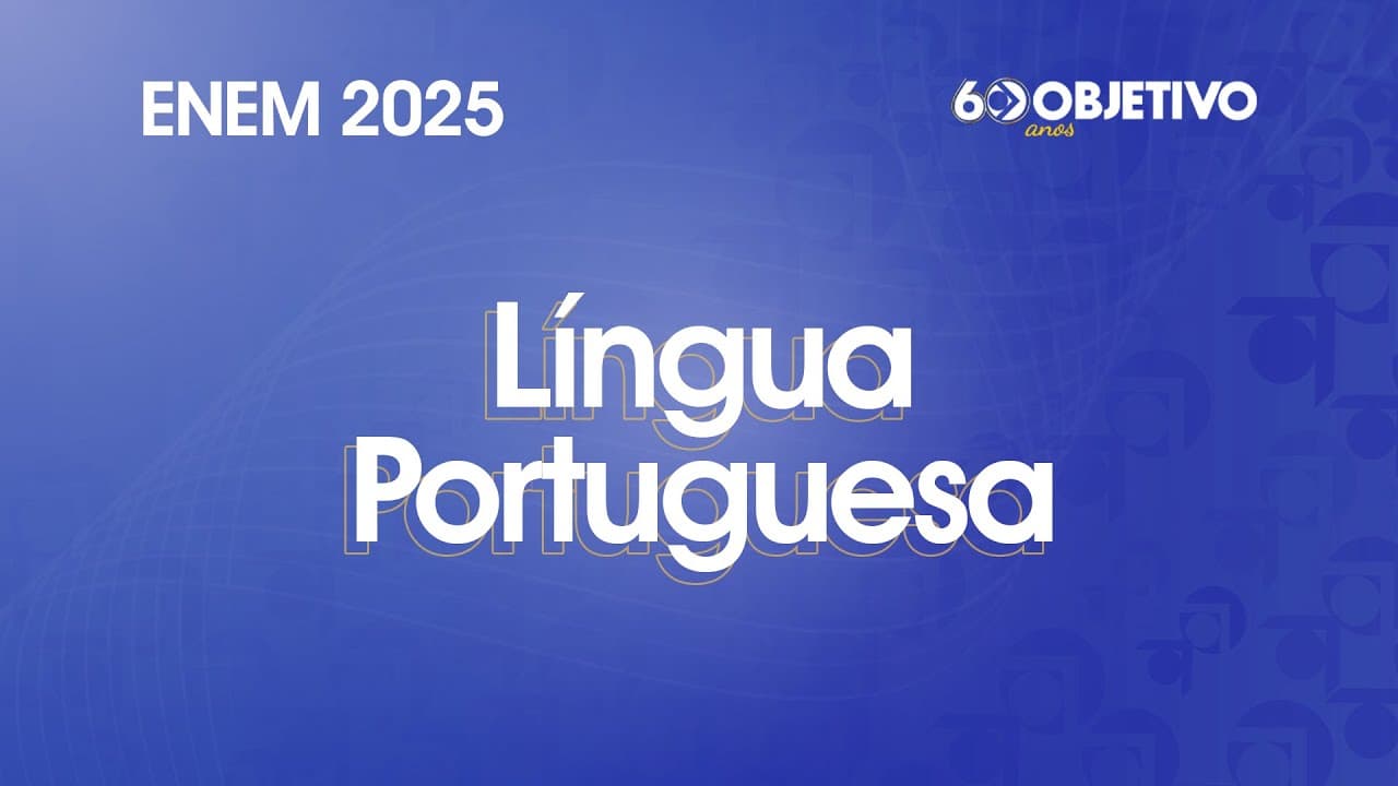 Thumbnail: Resolução Comentada - ENEM 2025 - 1º Dia - Português