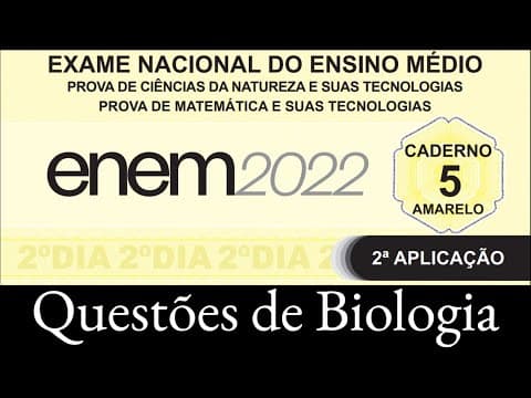 Thumbnail da aula: Biologia no ENEM 2022 (PPL)