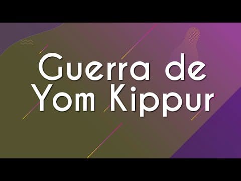Thumbnail da aula: Guerra de Yom Kippur - Brasil Escola