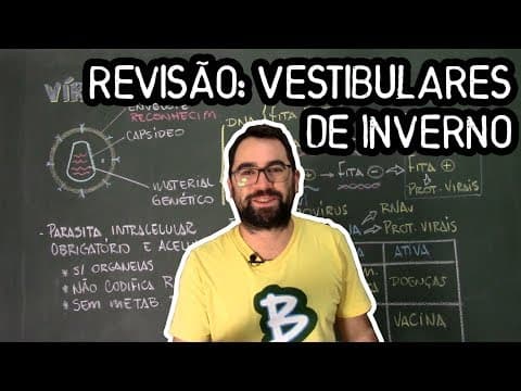 Thumbnail da aula: Revisão Vestibulares de Inverno: Vírus e Imunização