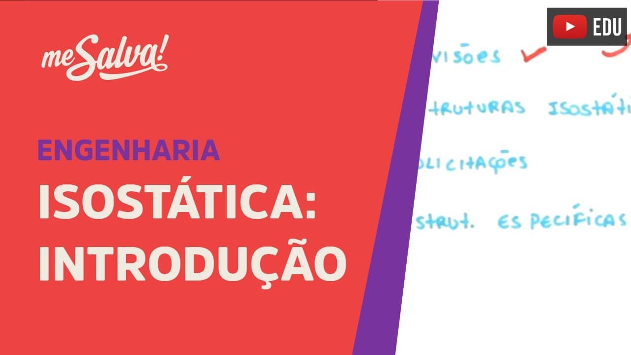 Thumbnail: Me Salva! IAI01 - Introdução à Isostática - Isostática
