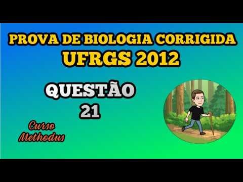 Thumbnail da aula: 21 de 2012 da prova de biologia da UFRGS - Assinale a alternativa correta com relação às estruturas