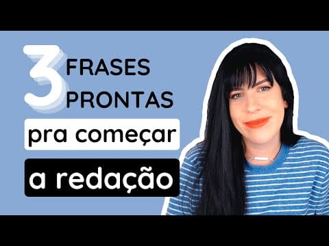 Thumbnail da aula: Como começar uma redação do Enem