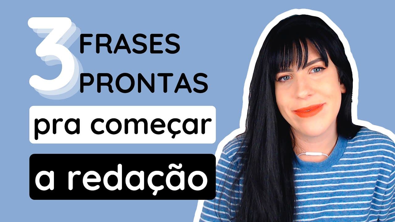 Thumbnail: Como começar uma redação do Enem