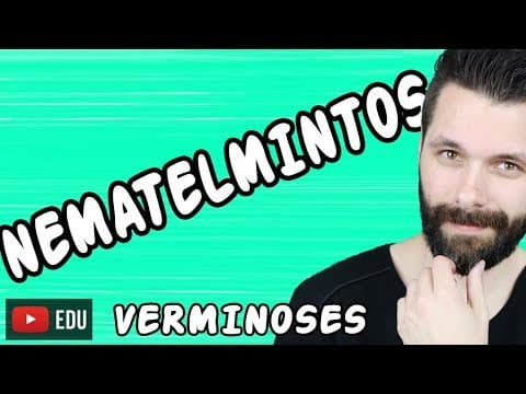 Thumbnail da aula: NEMATELMINTOS - REINO ANIMALIA - ZOOLOGIA - Aula | Biologia com Samuel Cunha