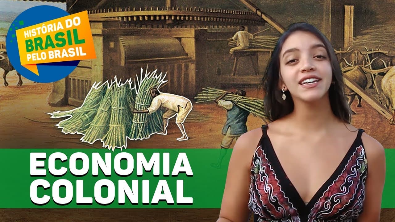 Thumbnail: CICLO DO AÇÚCAR, ESCAMBO E ECONOMIA COLONIAL - HISTÓRIA DO BRASIL PELO BRASIL, Ep.3 (Débora Aladim)