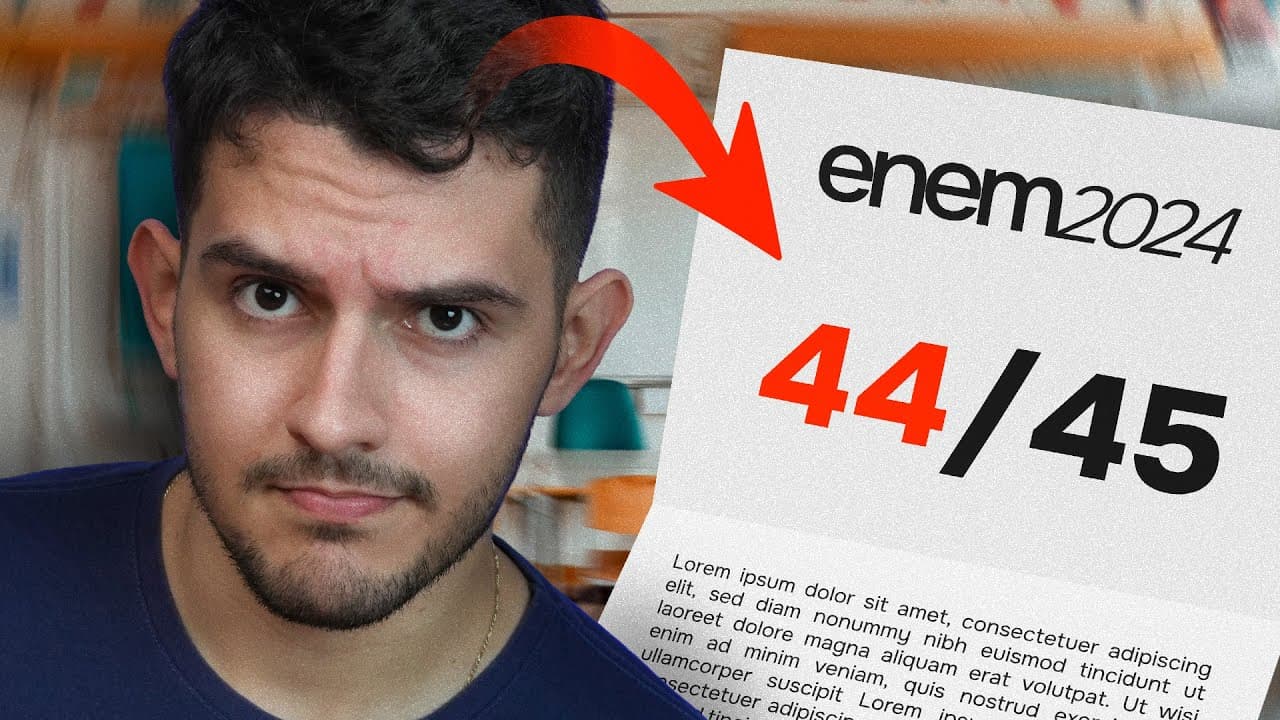 Thumbnail: A ÚNICA QUESTÃO de MATEMÁTICA que eu errei no ENEM