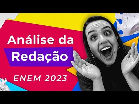 Thumbnail da aula: Análise da Redação Enem 2023 [Professor Noslen]