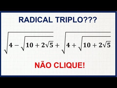 Thumbnail da aula: 💟 Radical Duplo - A Matemática é LINDA! #11 💟