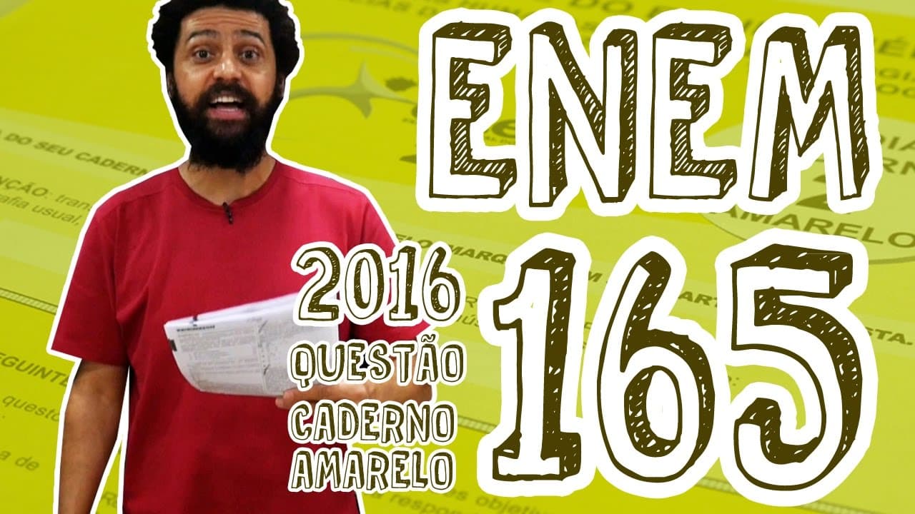 Thumbnail: ENEM - Questão 165 (Caderno Amarelo)