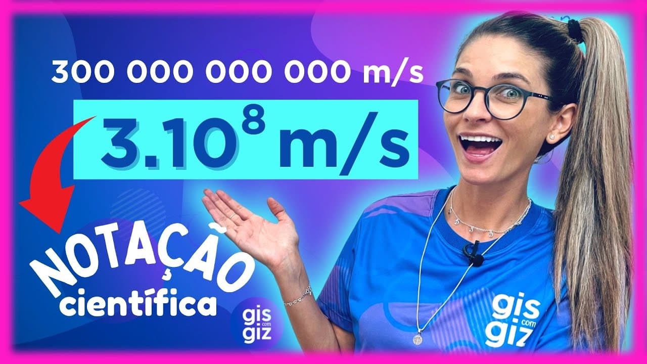 Thumbnail: NOTAÇÃO CIENTÍFICA
