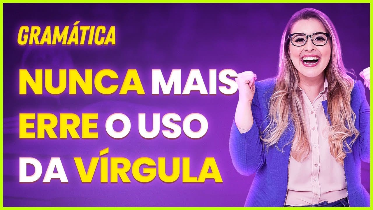 Thumbnail: ✅ COMO USAR A VÍRGULA COM "POR EXEMPLO"? - Profa. Pamba 😱😱😱