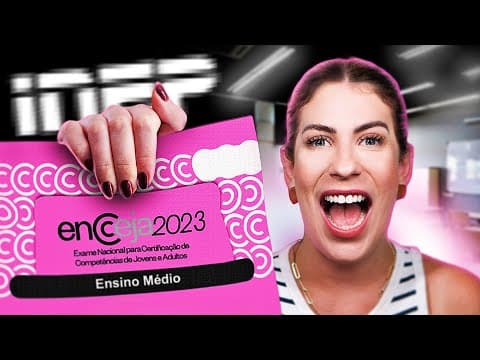Thumbnail da aula: Como o Encceja REALMENTE faz a sua redação