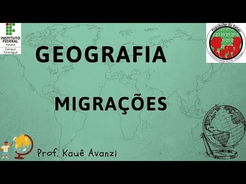 Thumbnail da aula: Exercícios de vestibulares 75 (UFG 2010) Migrações