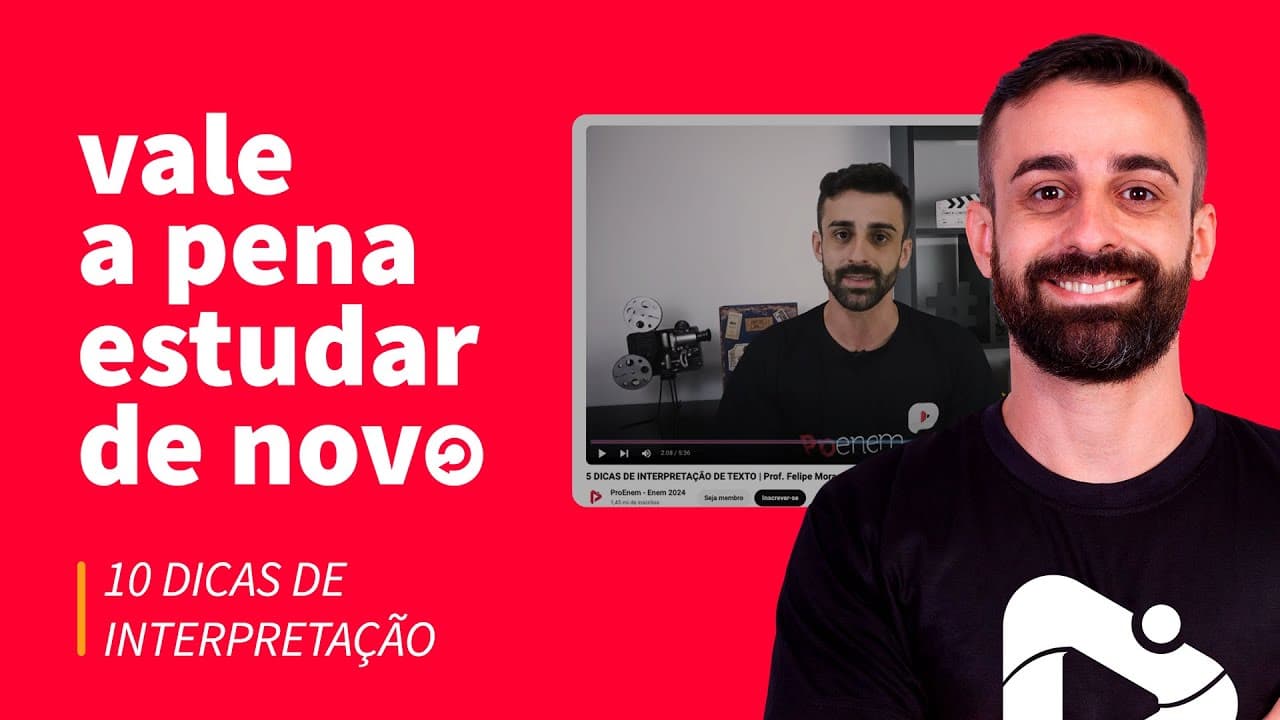 Thumbnail: 10 Dicas de interpretação | ProEnem