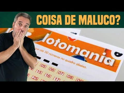 Thumbnail da aula: LOTOMANIA É COISA DE MALUCO? Tudo sobre suas chances de ganhar!