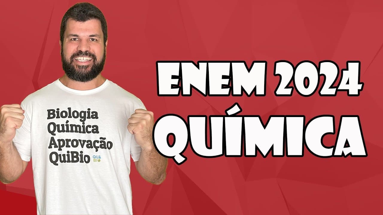 Thumbnail: ENEM 2024 - A bauxita contém alumina (Al2 O3 ) que é a matéria-prima para produção do alumínio