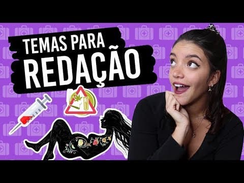 Thumbnail da aula: SAÚDE - PARTE 2: TEMAS DE REDAÇÃO PARA O ENEM 2019 (Débora Aladim)