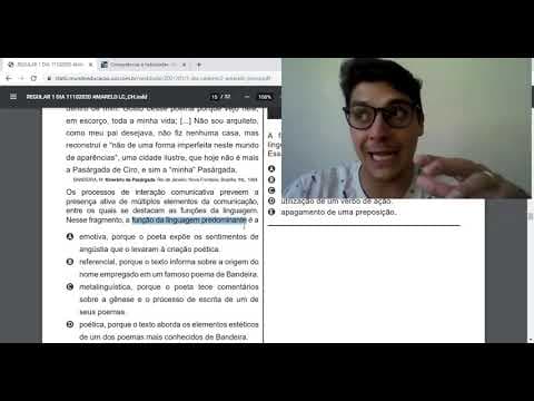 Thumbnail da aula: FUNÇÕES DA LINGUAGEM - ENEM LINGUAGENS - PROF. FELIPE PEREIRA