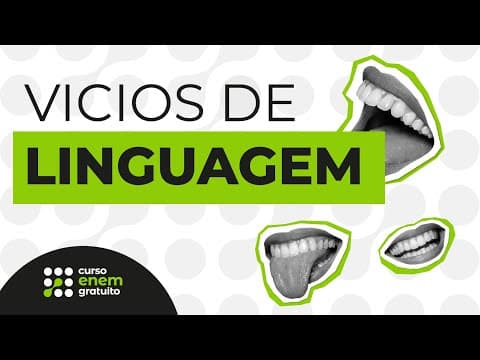 Thumbnail da aula: VICIOS DE LINGUAGEM | Português para o Enem | Fernanda Aguiar Souza