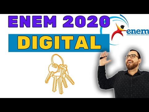Thumbnail da aula: ENEM 2020 DIGITAL | QUESTÃO 155 CADERNO AMARELO | QUESTÃO DOS CHAVEIROS