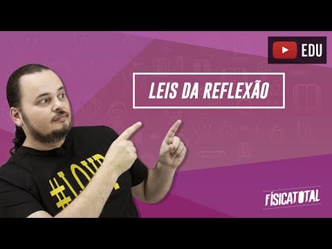 Thumbnail da aula: Leis da reflexão | difusa | especular | Óptica Geométrica | Física em Questões 165