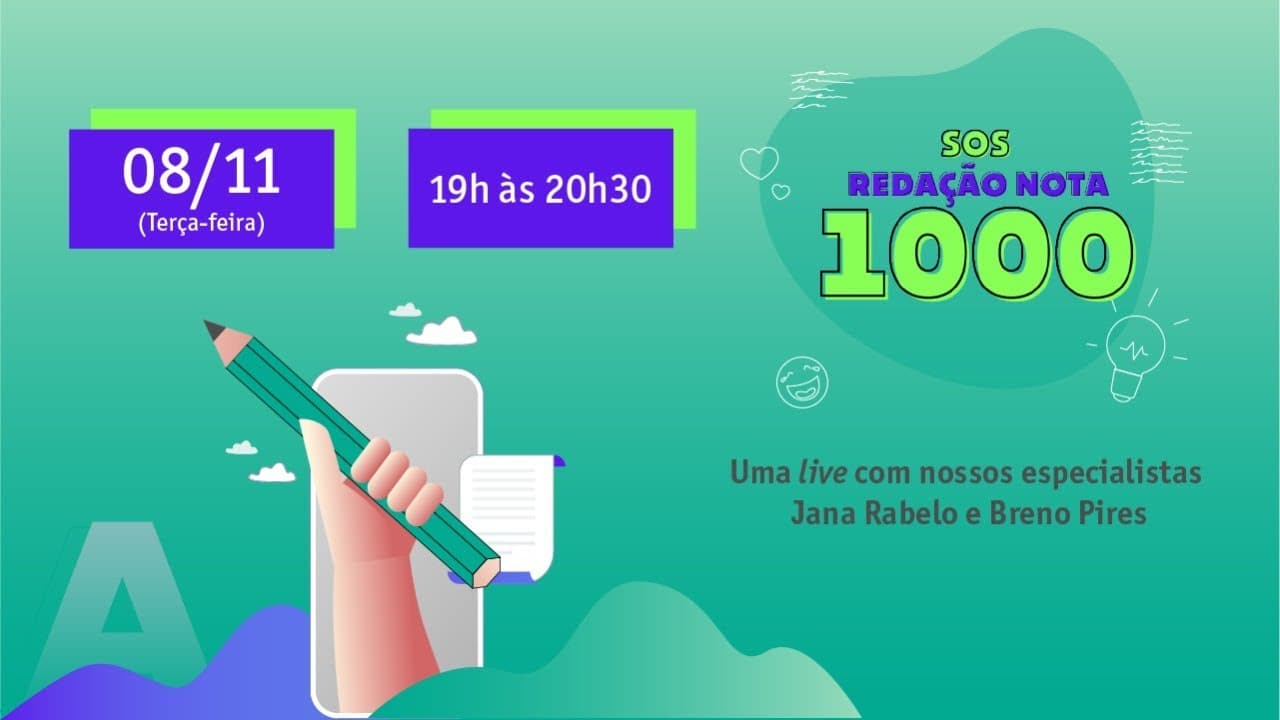 Thumbnail: SOS Redação Nota 1000