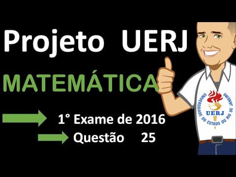 Thumbnail da aula: PROJETO UERJ:  Prova 2016.1  matemática questão 25 (Admita que a ordem de grandeza de uma medida x )