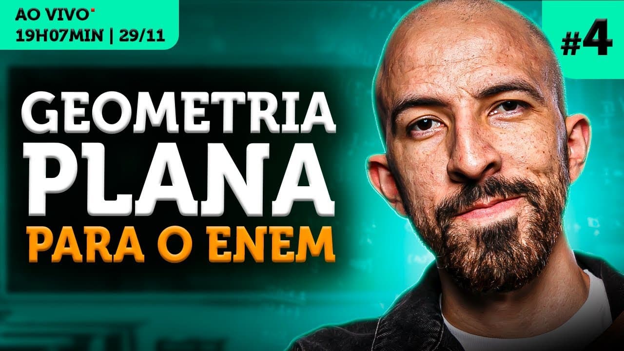 Thumbnail: Geometria Plana no ENEM | Revisão ENEM