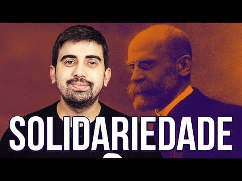 Thumbnail da aula: ÉMILE DURKHEIM: SOLIDARIEDADE | Prof. Leandro Vieira