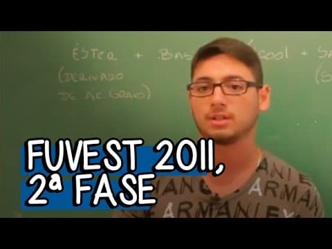 Thumbnail da aula: FUVEST 2011, 2ª Fase - Aula ao Vivo: Química | Descomplica