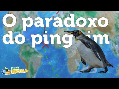 Thumbnail da aula: Por que não existem pinguins no hemisfério norte? - Brasil Escola