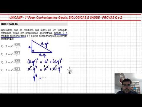 Thumbnail da aula: UNICAMP 2021 - QUESTÃO 46 - Matemática (1ª Fase - Provas Q e X - Biológicas) | F