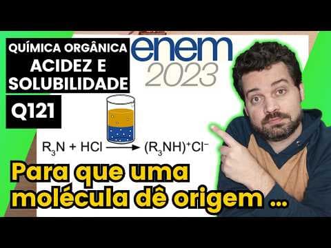 Thumbnail da aula: ✏️ENEM 2023 | Para que uma molécula dê origem a um medicamento de administração oral, além de