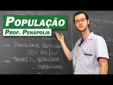Thumbnail da aula: Geografia  - População