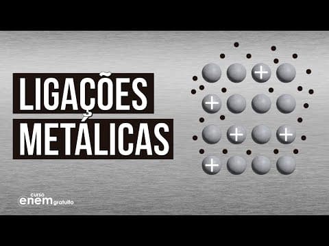 Thumbnail da aula: LIGAÇÕES METÁLICAS | Resumo de Química para o Enem e ENCCEJA. Professora Larissa Campos