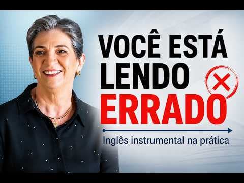 Thumbnail da aula: Curso de Inglês Instrumental - Veja Aula 1 - Marta Garcia
