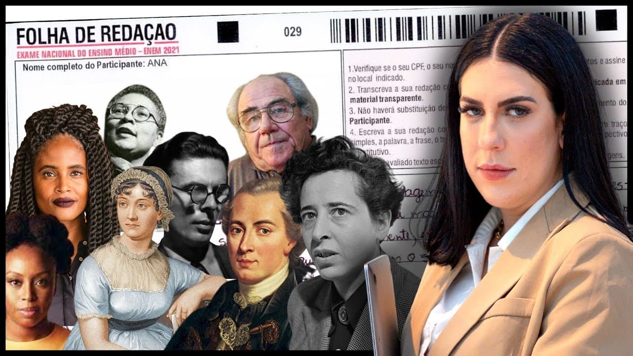 Thumbnail: MELHORES CITAÇÕES QUE VOCÊ PODERIA TER USADO NA REDAÇÃO DO ENEM