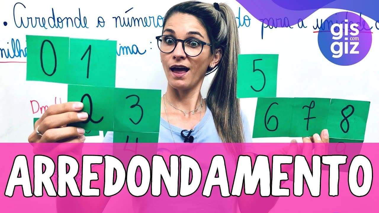 Thumbnail: ARREDONDAMENTO NÚMEROS NATURAIS \Prof. Gis/