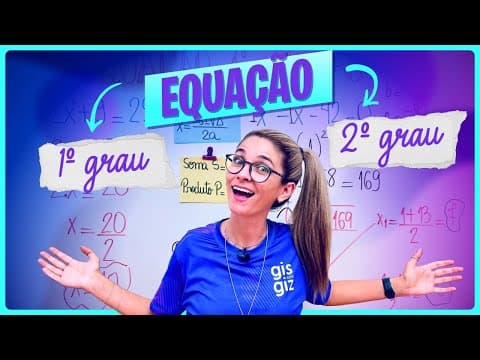 Thumbnail da aula: RESUMO EQUAÇÃO 1º E 2º GRAU