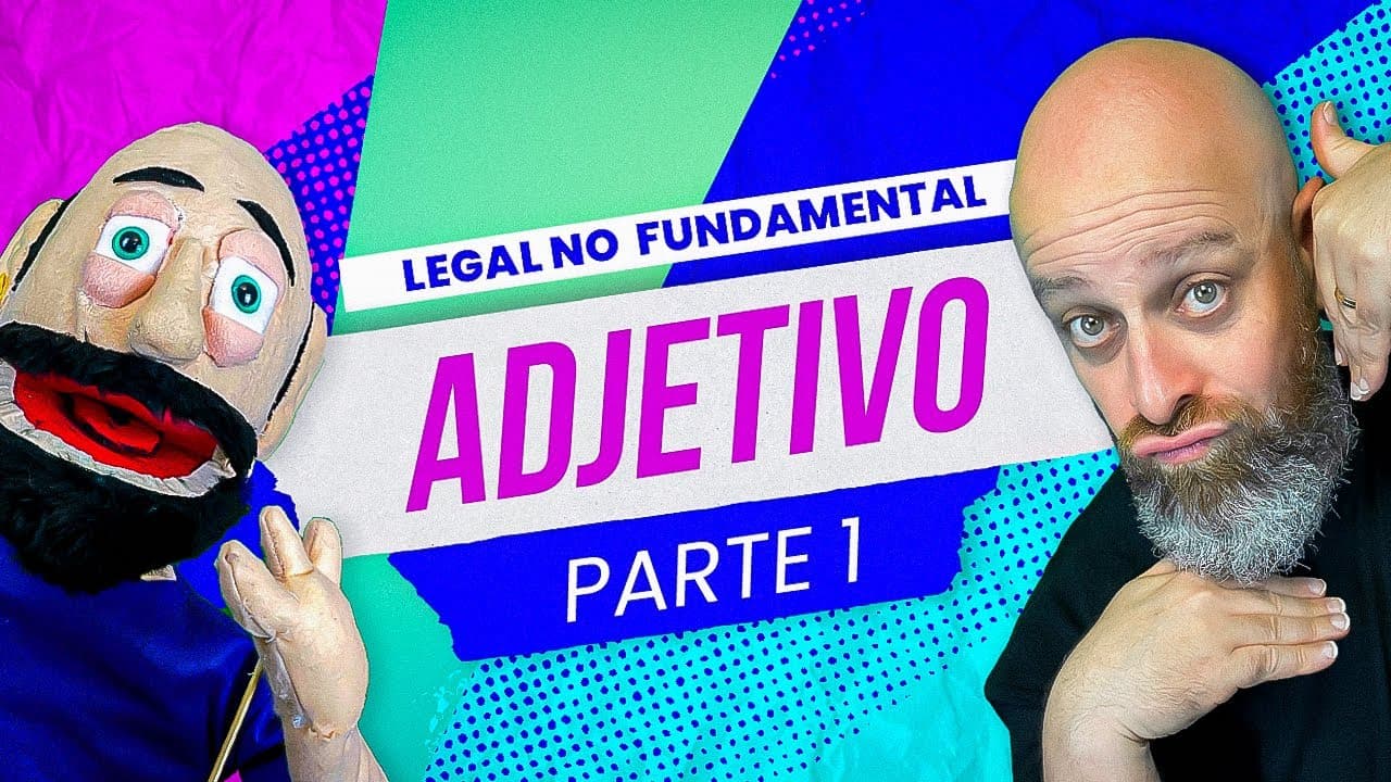 Thumbnail: O que é ADJETIVO? [Professor Noslen]