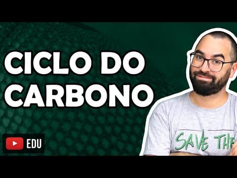 Thumbnail da aula: Ciclo do carbono - Aula 06 - Módulo VIII: Ecologia | Prof. Gui