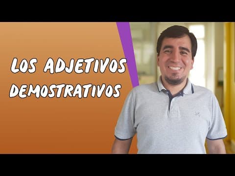 Thumbnail da aula: Los Adjetivos Demostrativos - Brasil Escola