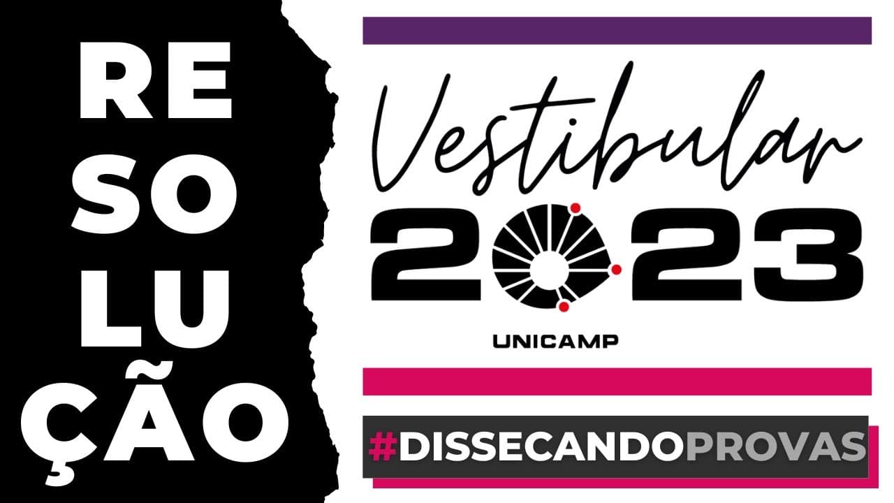 Thumbnail: Resolução UNICAMP 2023 | Matemática | Dissecando Provas