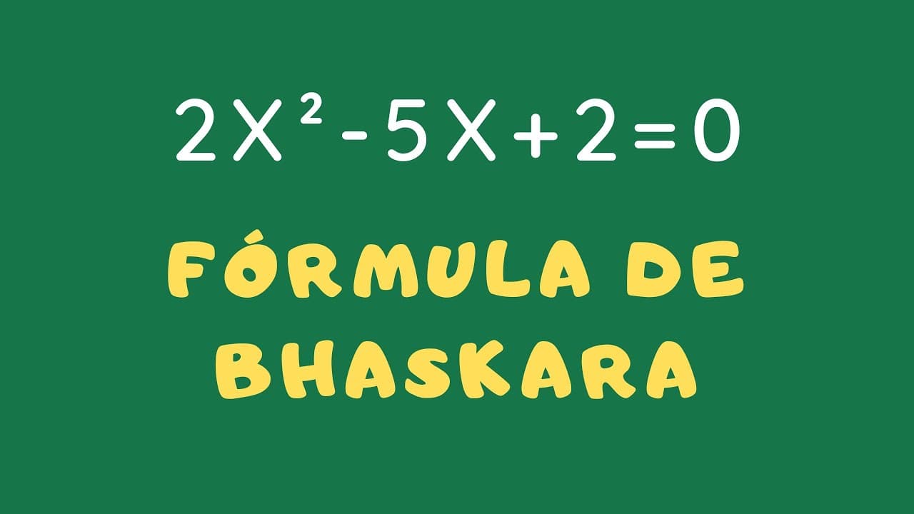 Thumbnail: EQUAÇÃO DO 2º GRAU ∣ FÓRMULA DE BHASKARA ∣ Professora Angela Matemática