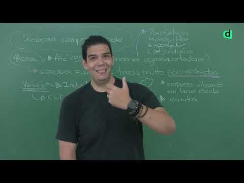 Thumbnail da aula: RELAÇÃO CAMPO X CIDADE | REVISÃO GRÁTIS ENEM 2023 | GEOGRAFIA