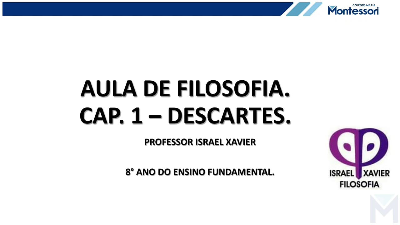 Thumbnail: Resolução de Questões - Filosofia Moderna - Descartes.