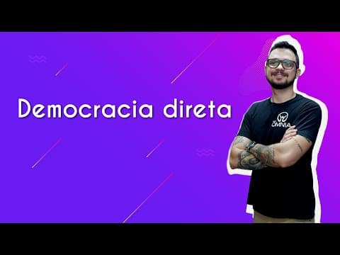 Thumbnail da aula: Democracia direta - Brasil Escola