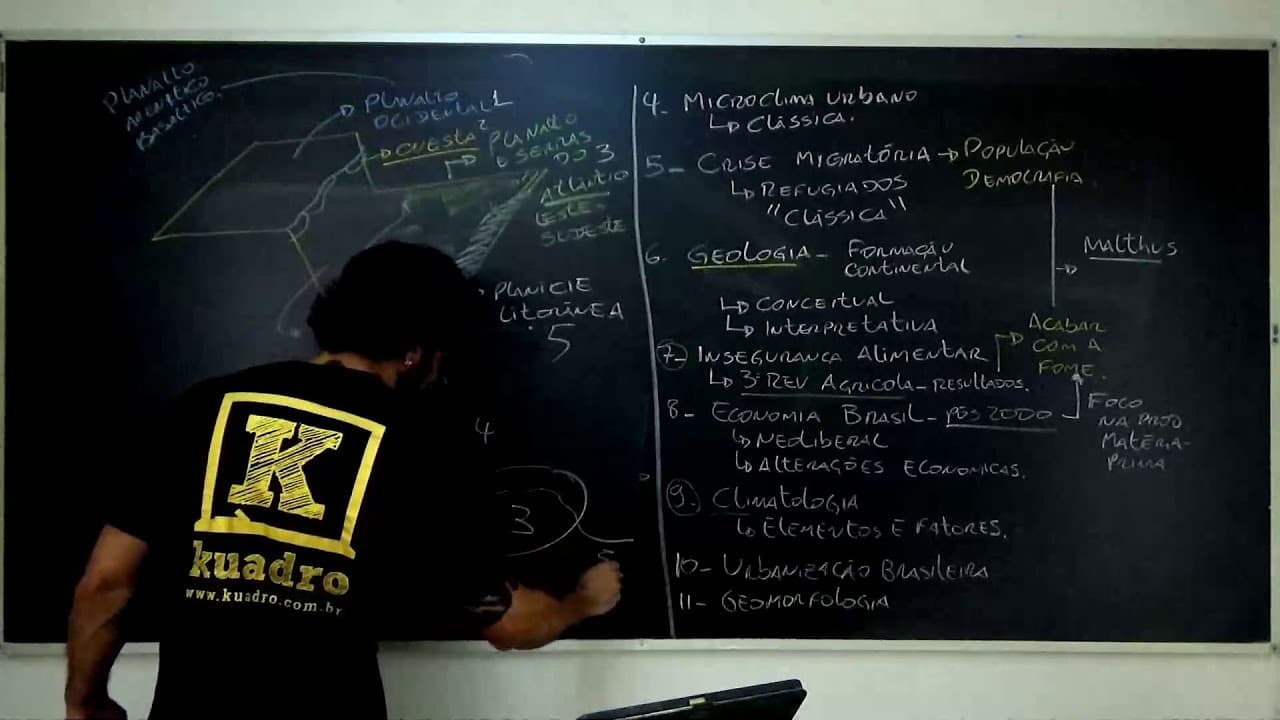 Thumbnail: RESOLUÇÃO DE PROVA - FUVEST 2019 - 1º fase - Geografia - Sérgio Coelho