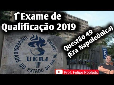 Thumbnail da aula: Aula de História: UERJ 1° Exame de Qualificação (2019)